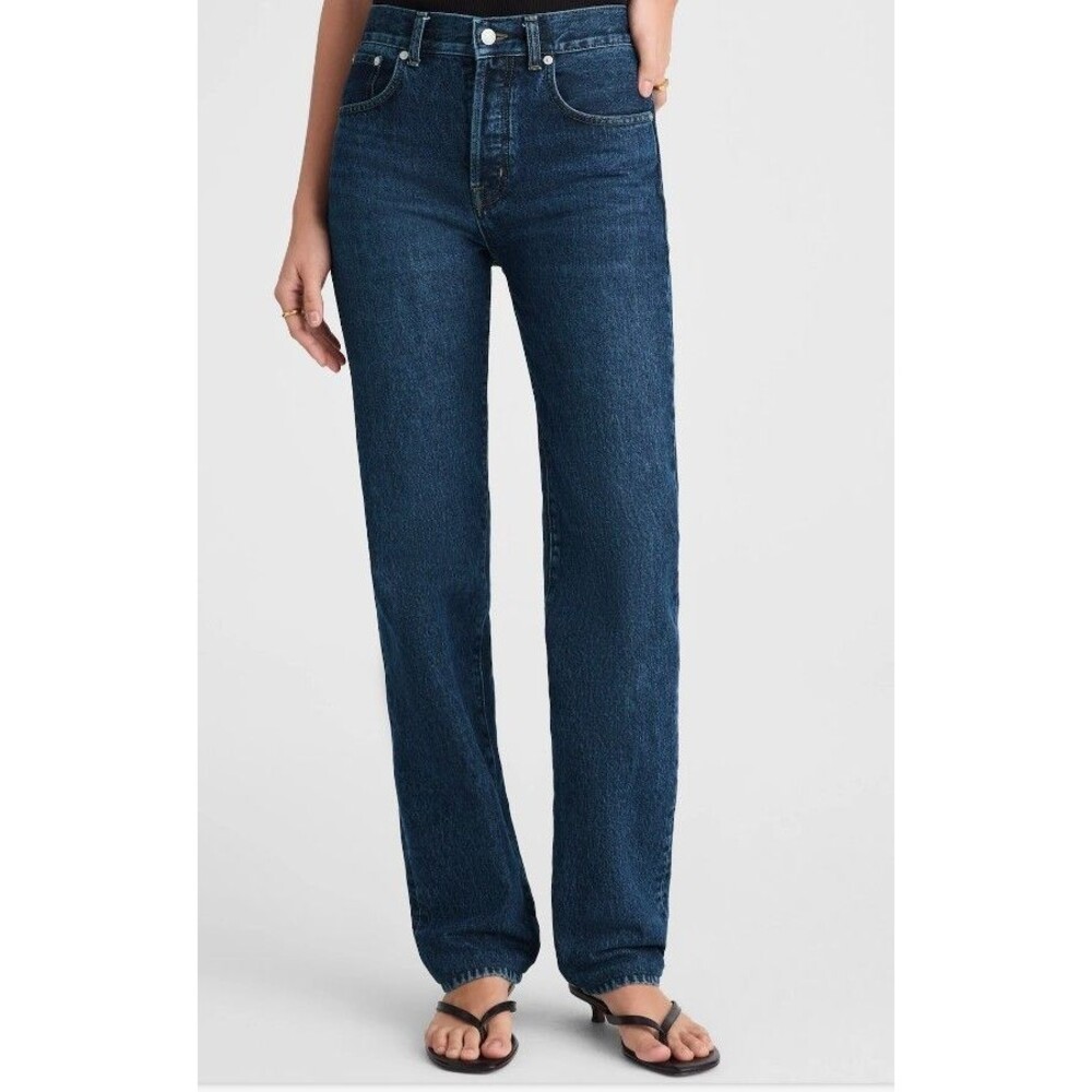 Madewell The Longline Straight Jean Size 29 Button Fly 100% Cotton NWOT